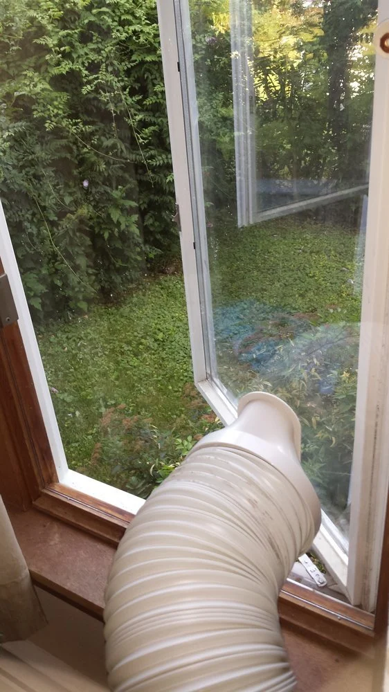 custom plexiglass insert for portable Air conditioner vancouver.jpg