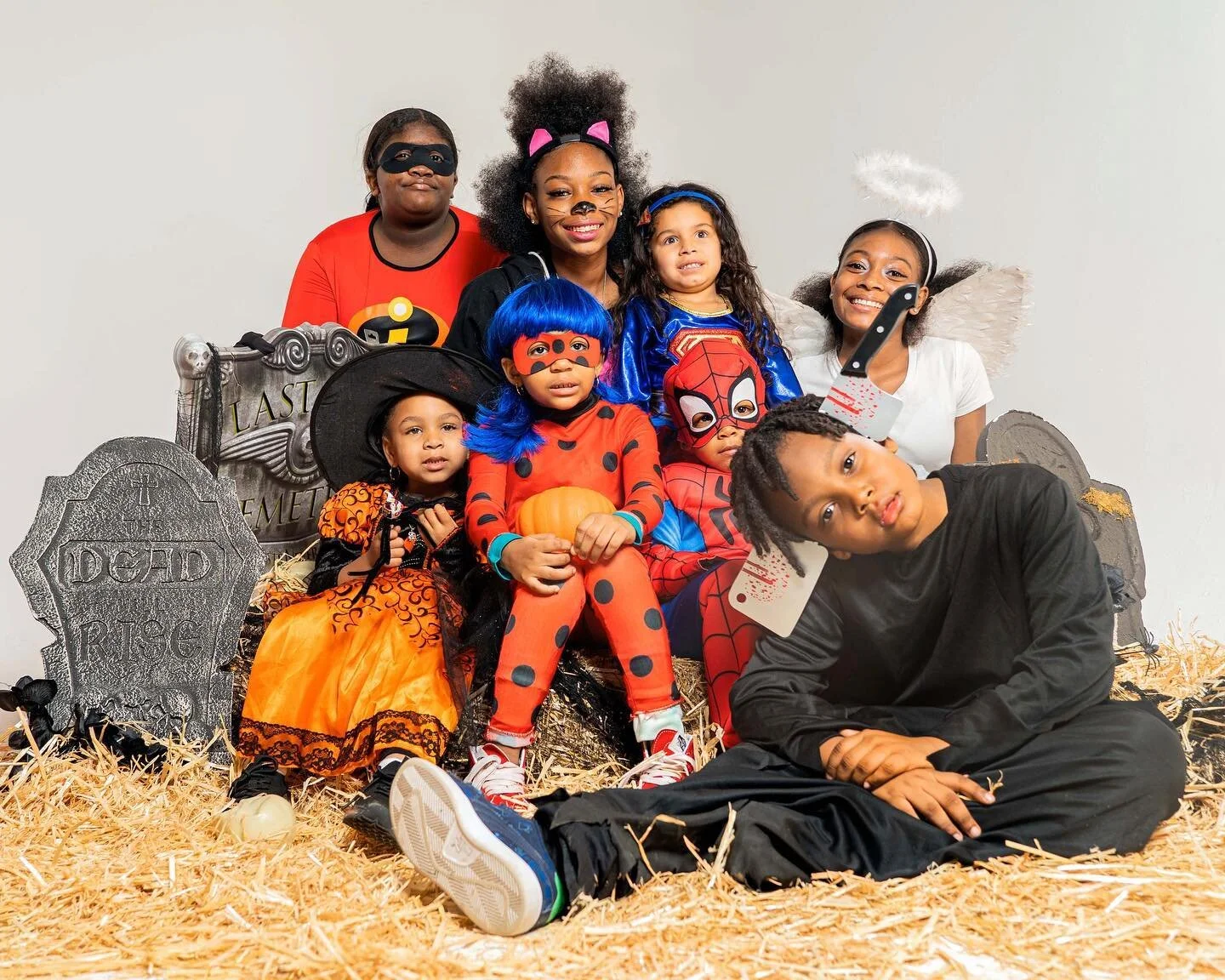 B E L A T E D. 

Better late than never! I thoroughly enjoyed shooting all my family for Halloween. They been had these pictures y&rsquo;all but I&rsquo;m just getting around to posting them. Too many to post so here&rsquo;s just a couple. 

SB: I wa