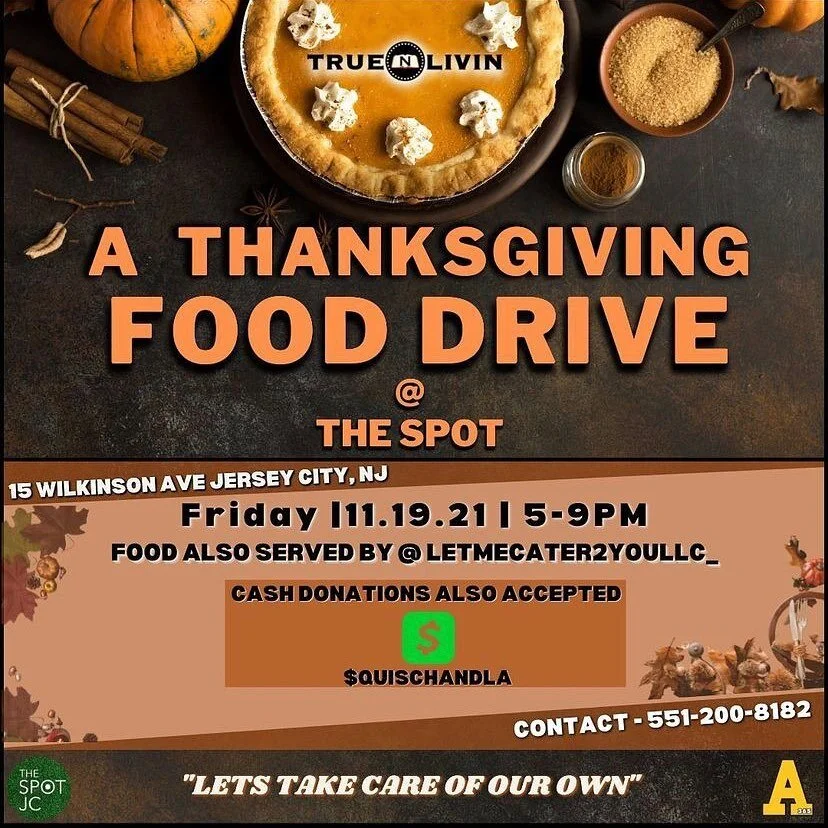 We&rsquo;re excited to host our first thanksgiving food drive on 11/19. In partnership with @truenlivinllc and @letmecater2youllc_ , this is a food drive you don&rsquo;t want to miss. 

YOU CAN DONATE TO THE CAUSE BY CASHAPP TO $quischandla

#jcfoodd