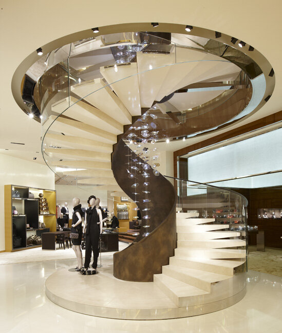 Façade and Architectural Stairs at Louis Vuitton Toronto - Feature