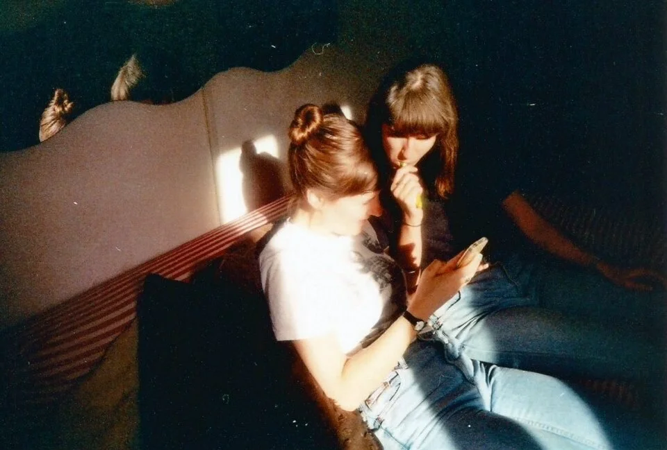 The writer and her friend Mollie. Photo by Jessica Bryne.
