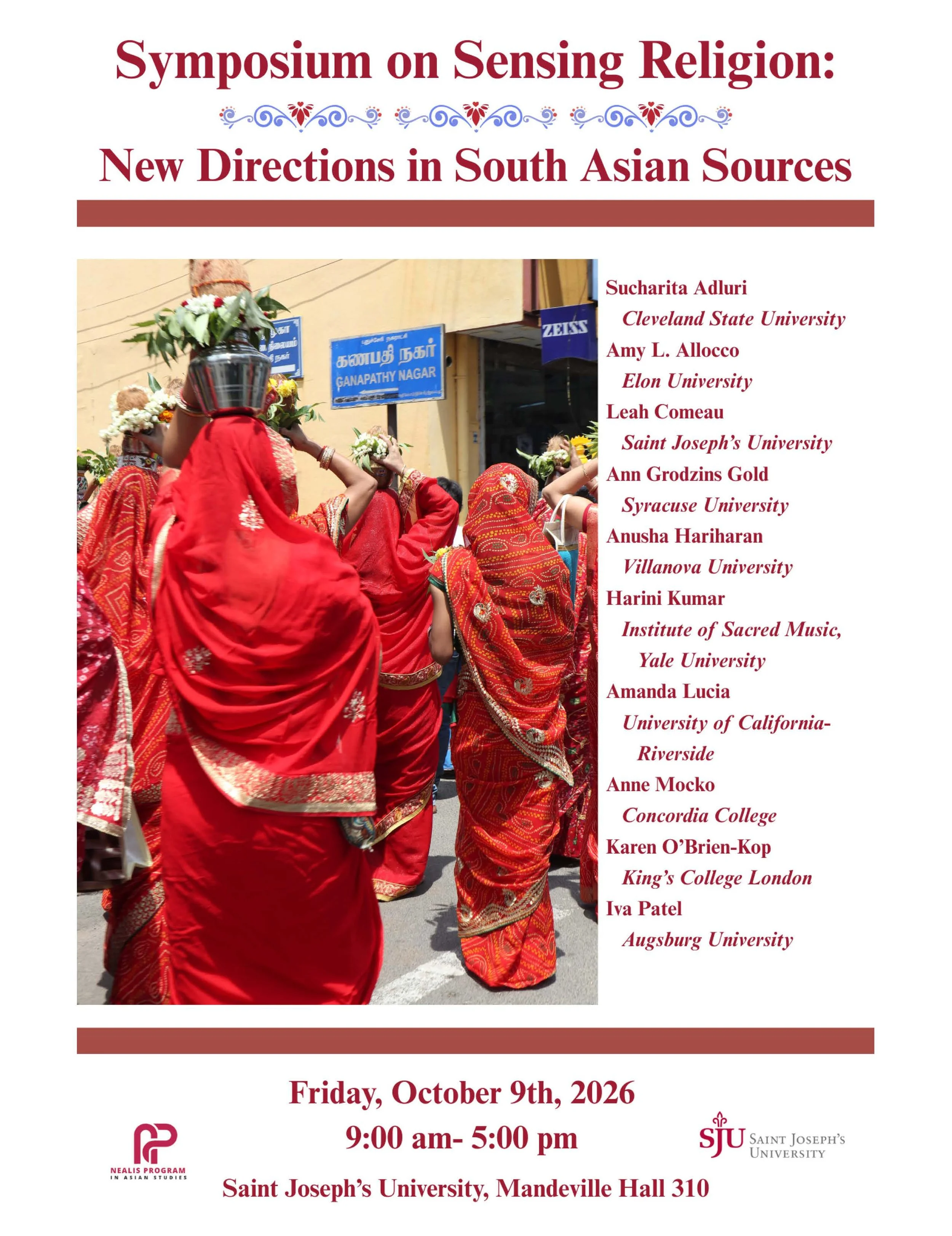 Symposium on Sensing Religion: New Directions in South Asian Sources