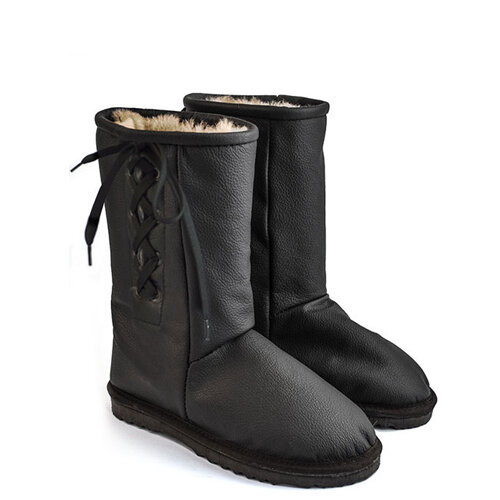 Mazzoletti Mid Ugg with Tie Lace - Hand made in Denmark Western ...