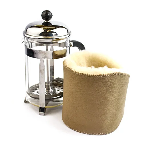Sheepskin Coffee Pot Warmer Tea Cosy Coffee Cosy — Jassi Leather Works
