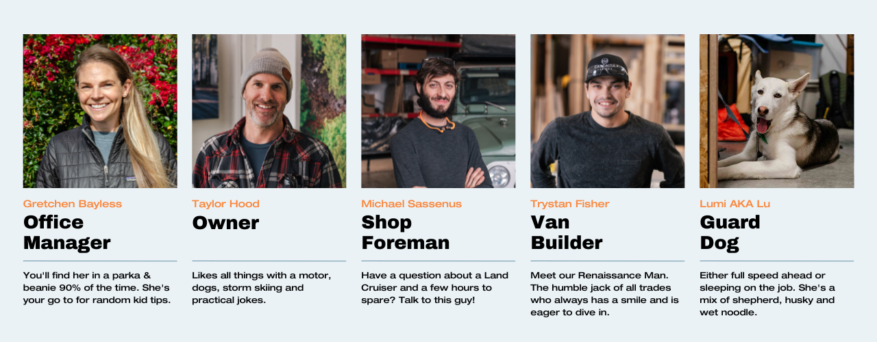 Axis Vehicles team photos