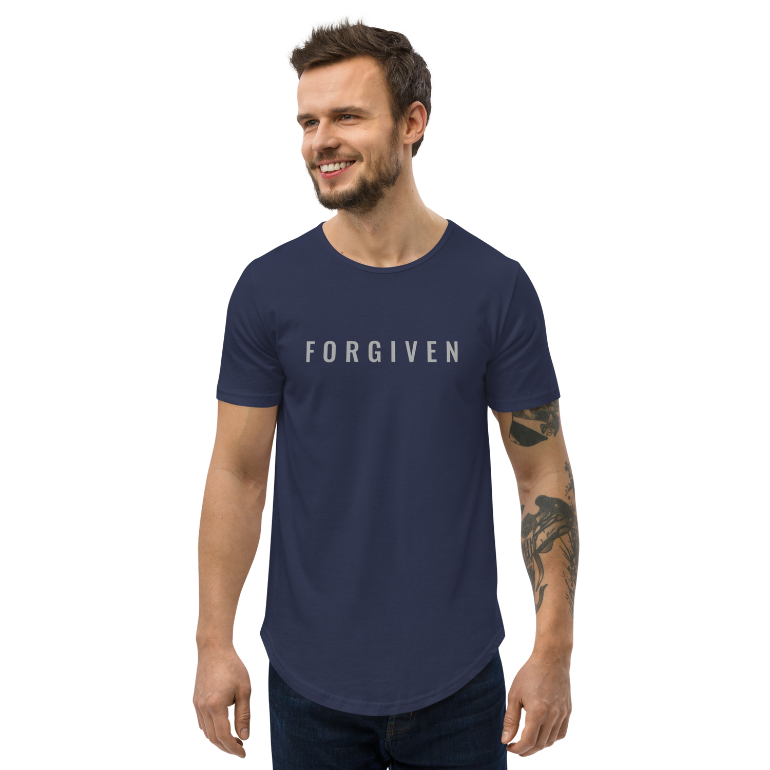 【新品】ENFOLD MEN’S-LIKE T-SHIRT FORGIVEN