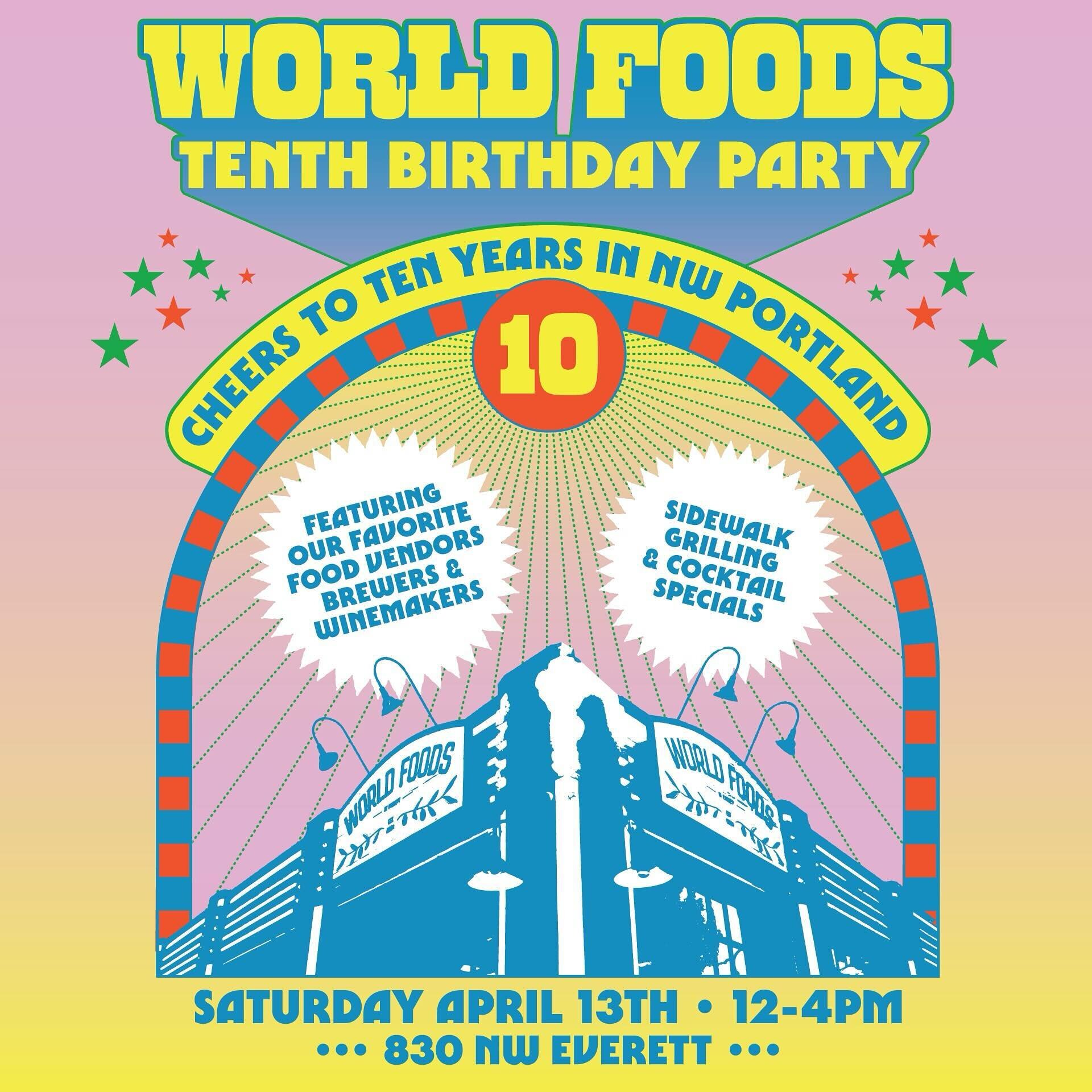 🎉 We&rsquo;re celebrating our Everett location&rsquo;s 10th birthday with a blowout of epic proportions 🎉!

Join us on Saturday, April 13th from 12pm to 4pm for a party full of our favorite makers and vendors, sidewalk grilling and more!