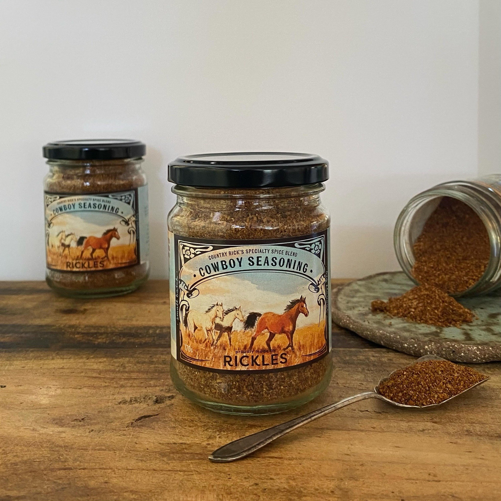 Our COWBOY SEASONING is a limited release available online and at markets. At first we weren&rsquo;t sure if it had a place amongst all the pickles and hot sauce, but so far we have had great customer feedback. Maybe it will stick around?

It&rsquo;s