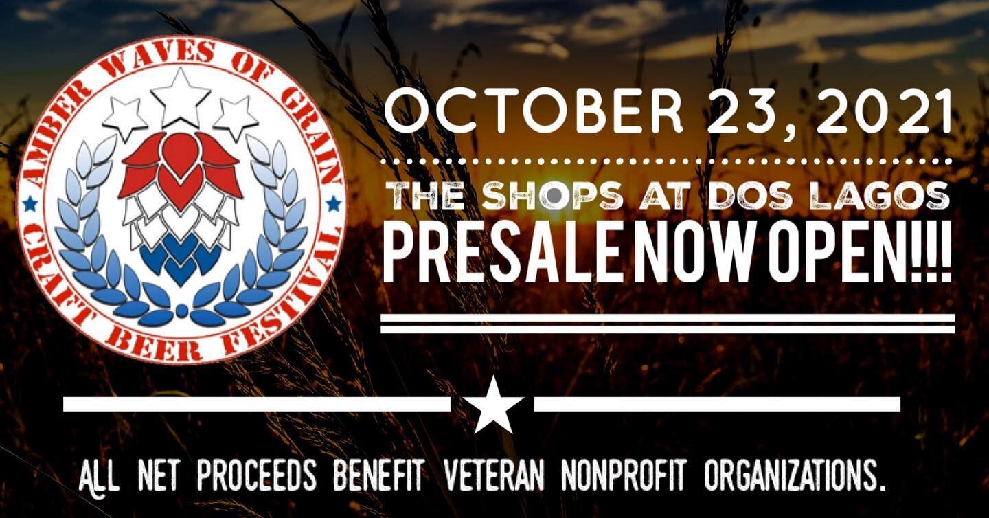 Join us tomorrow, October 23rd, from 12:00-4:30pm for the 6th Annual Amber Waves of Grain Craft Beer Festival. 🍺

Enjoy unlimited 4 oz. tastings in a commemorative pint glass and featuring the K-Tel All Stars. Plus, enter a drawing to fire a civil w