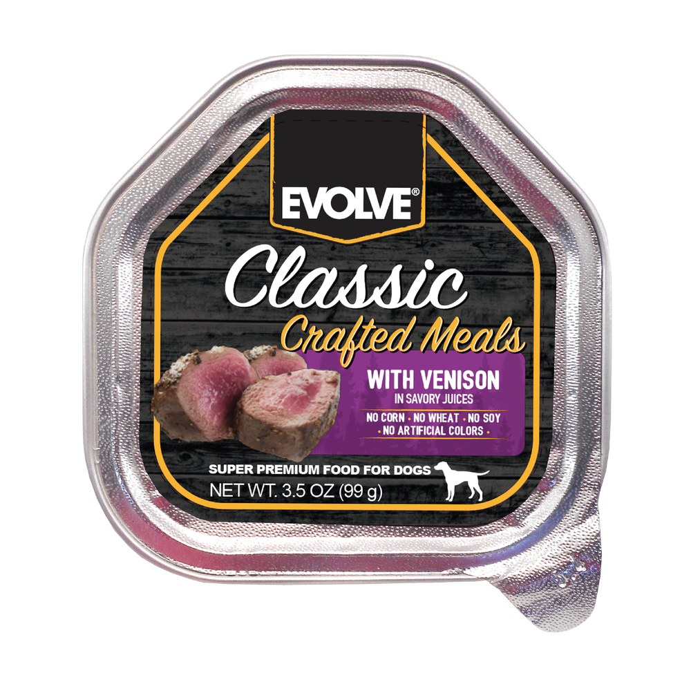 Evolve Classic Crafted Meals with Venison Dog Food — Evolve