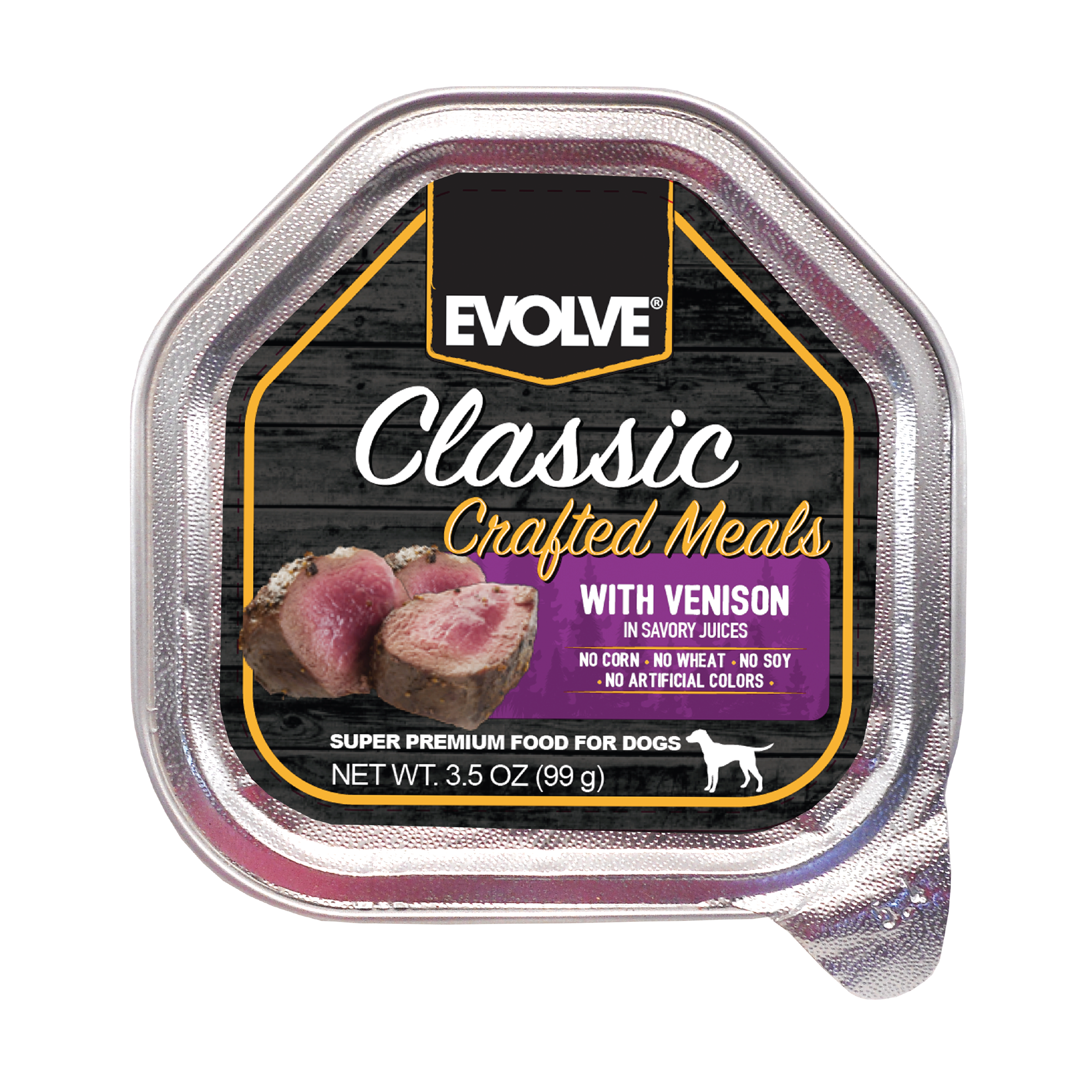 Evolve Classic Crafted Meals with Venison Dog Food
