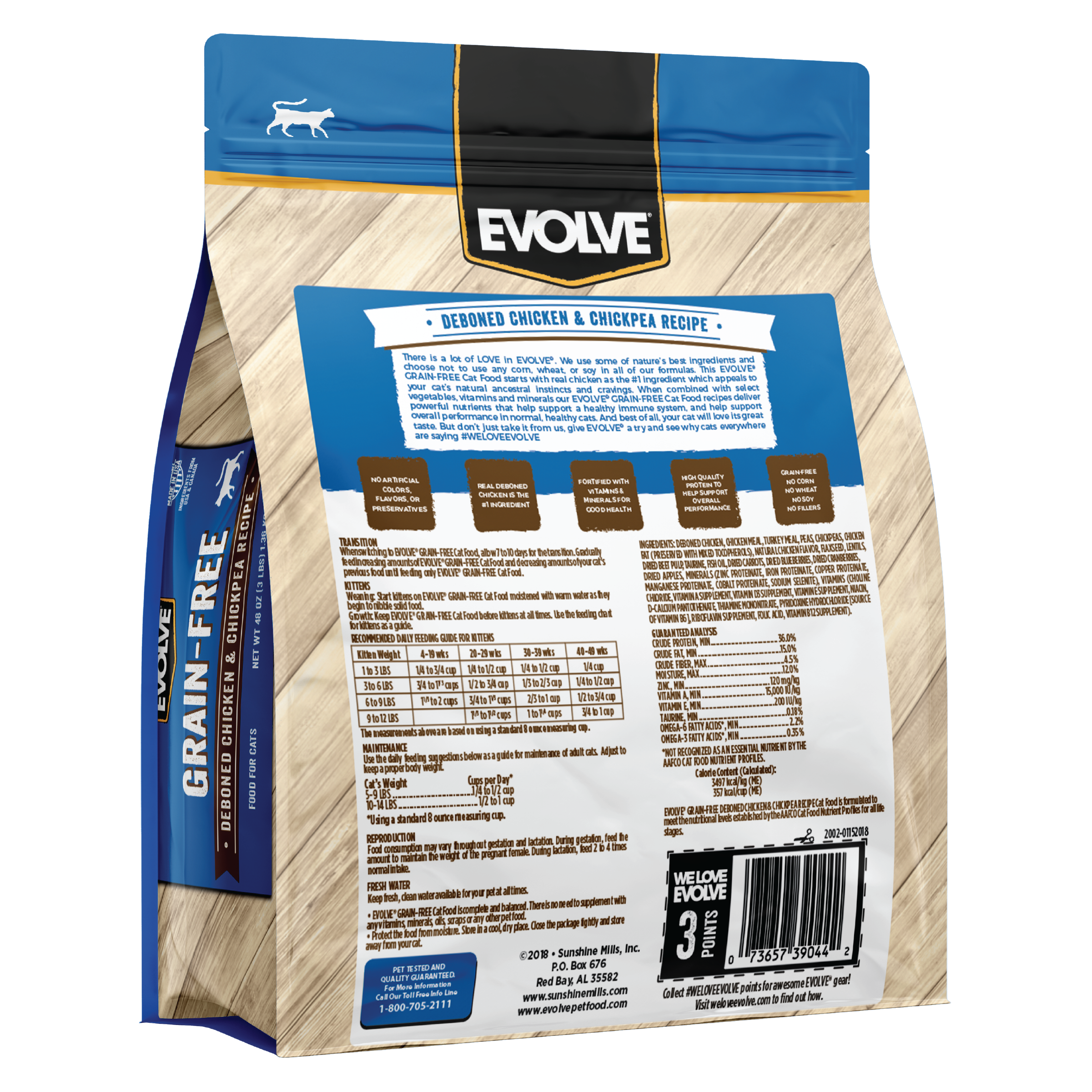 evolve cat food