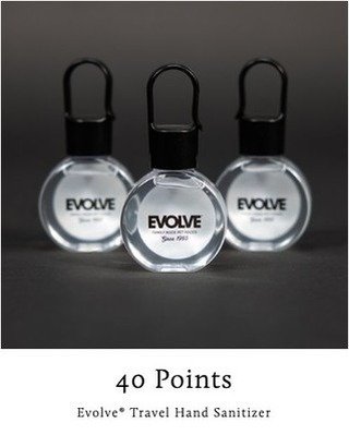 Perfect for your walks! Attach our Hand Sanitizer to our Tidy Pet Bag Dispenser for &quot;Going Potty&quot; (Clean Version). 😂 You will only use 80 rewards points! You are already buying the food so reward yourself and your dog for loving Evolve! Se