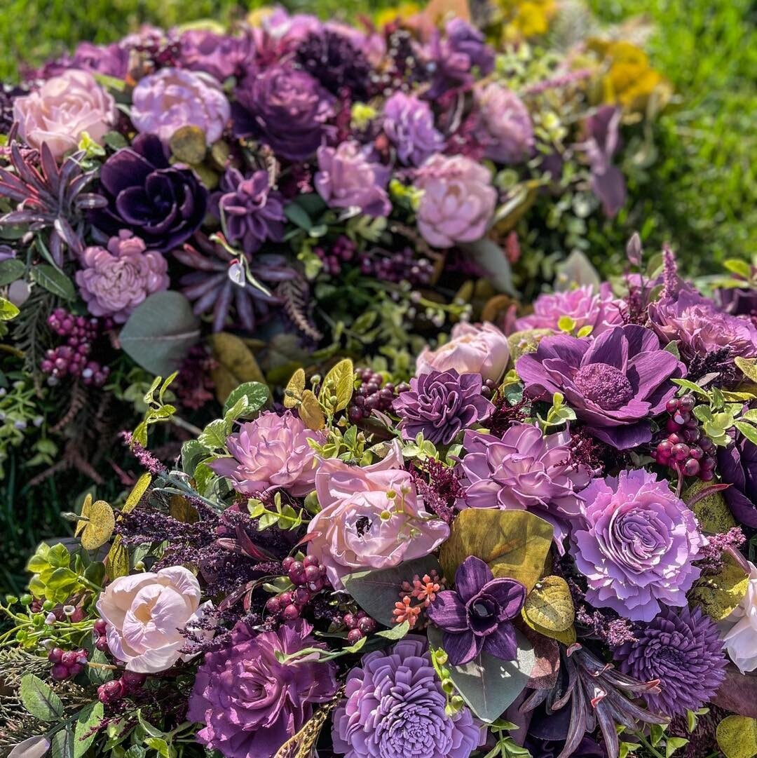 I have been SO busy working on weddings! I am down to my last 30 weddings before the end of the year, it&rsquo;s been a crazy fall already!

Loved taking a break from all the gorgeous fall shades to work on this stunning purple order for an absolute 