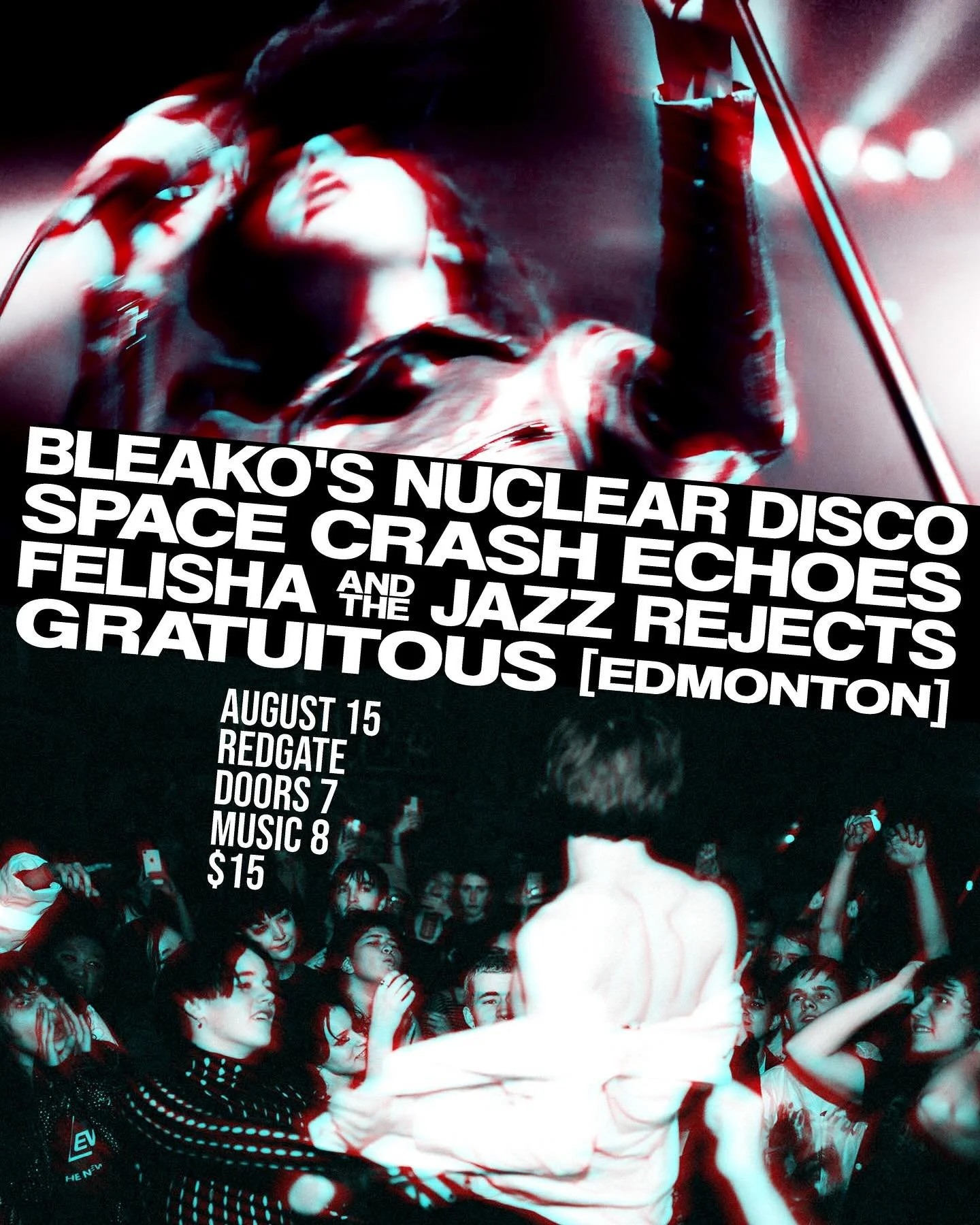 SHOW ANNOUNCEMENT!

We&rsquo;re back at Redgate with a stacked lineup including the incredible @spacecrashechoes , the one and only @felishaandthejazzrejects and Edmonton legends @gratuitous_band on Friday August 15th!

It will be ALL AGES!
Doors at 