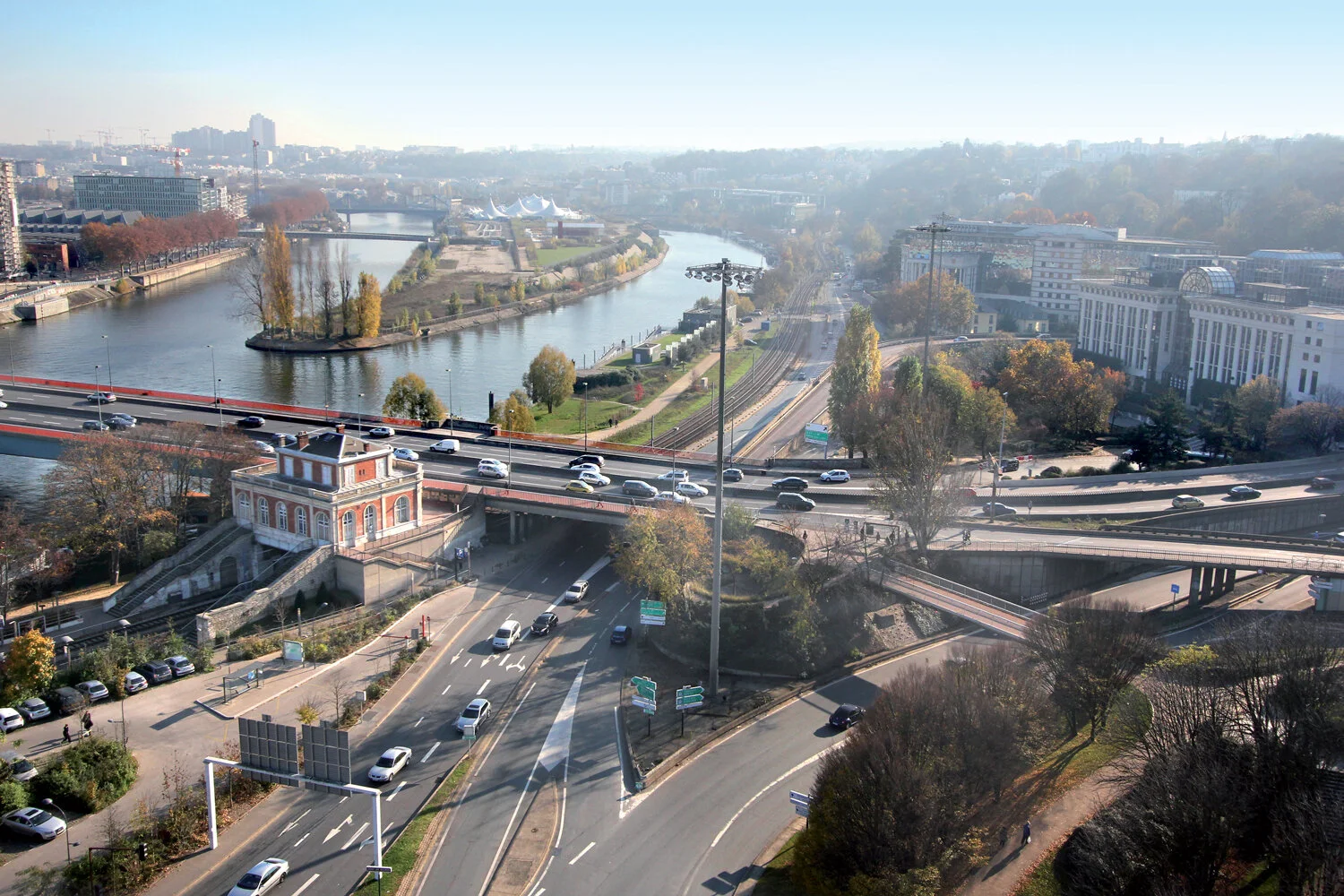 Echangeur pont de Sèvres et Manufacture 