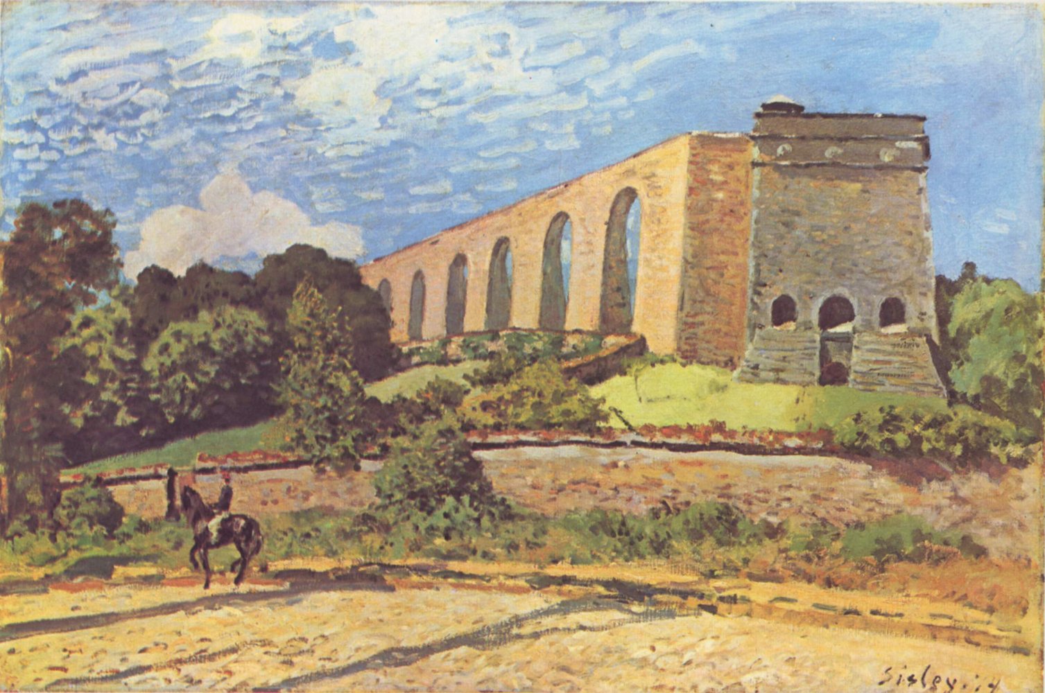 Aqueduc peinture - A.Sisley 1874