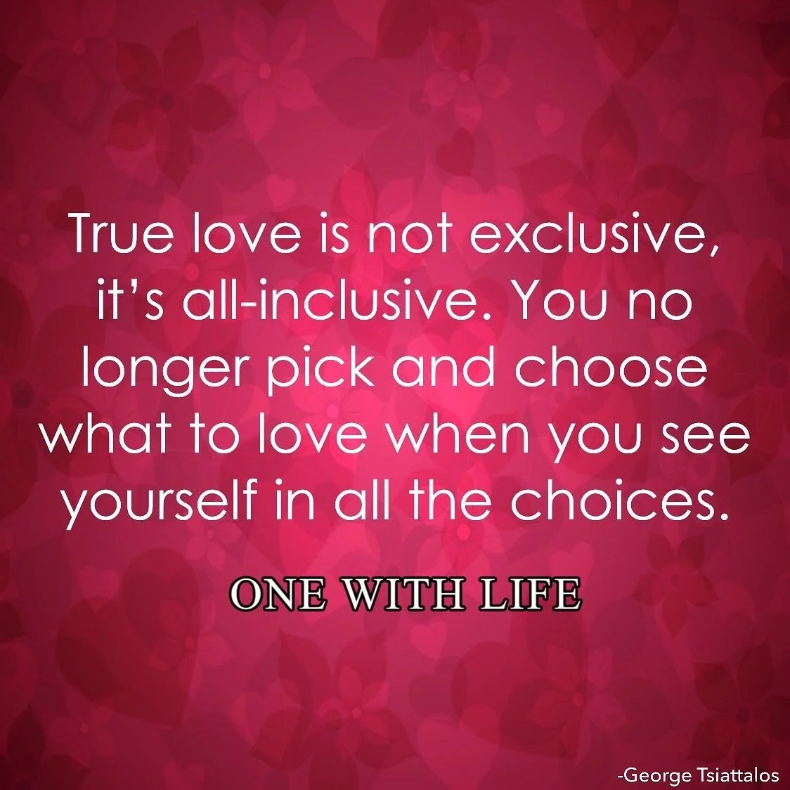 Let your love be like the sun which doesn&rsquo;t choose what to shine its light on.