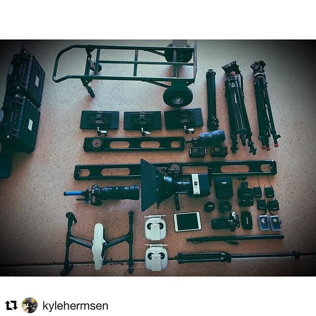 #Repost @kylehermsen
・・・
What have I gotten myself into 😳 Gear for tomorrow's shoot Includes the @blackmagicdesign_news Cinema Camera (4K) with the @canonusa 24-105 and the Pocket Cinema Camera with the @sigmaphoto 18-35. Also have the Canon 5D Mark