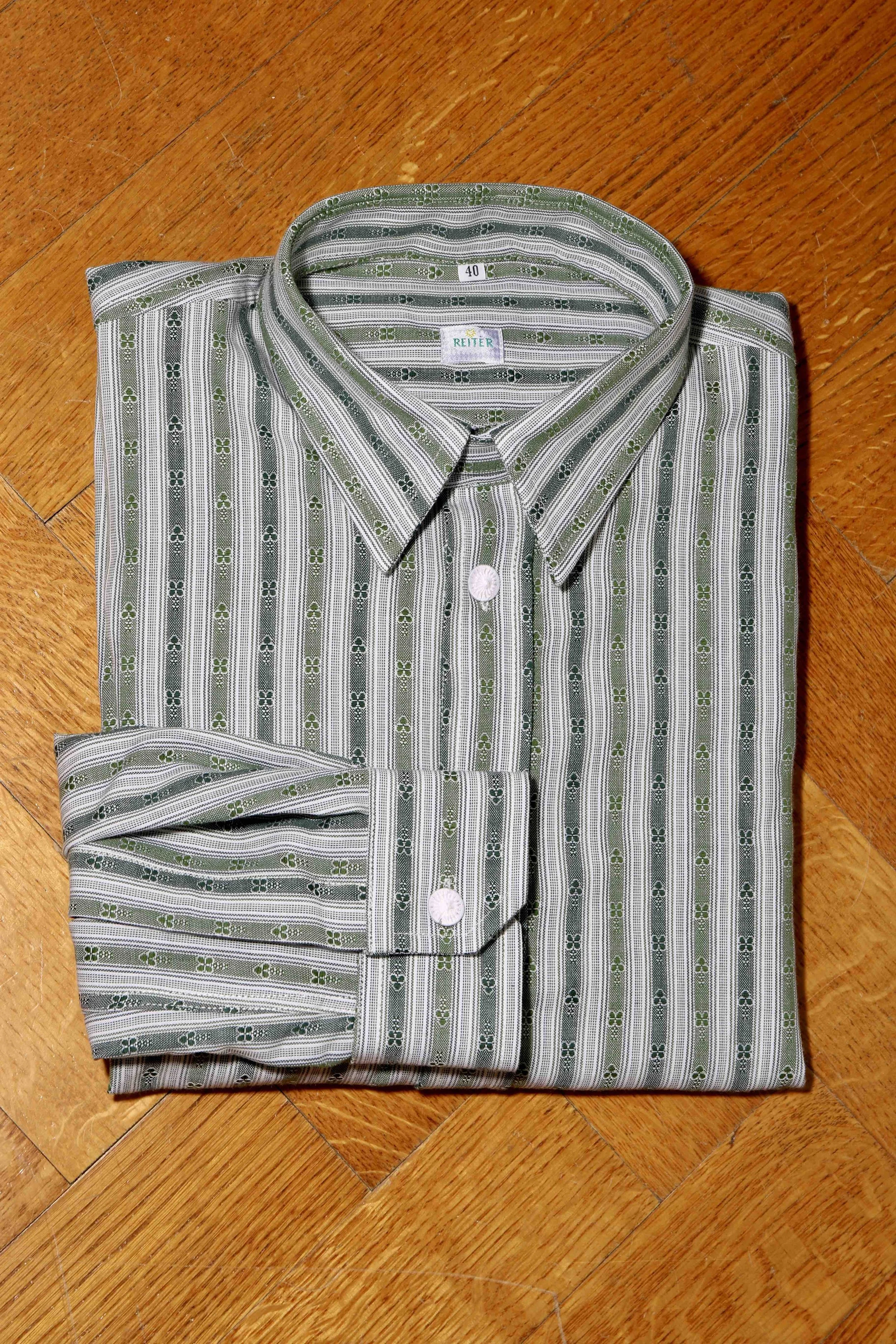 Pfoad dunkel-hellgrün-gestreift