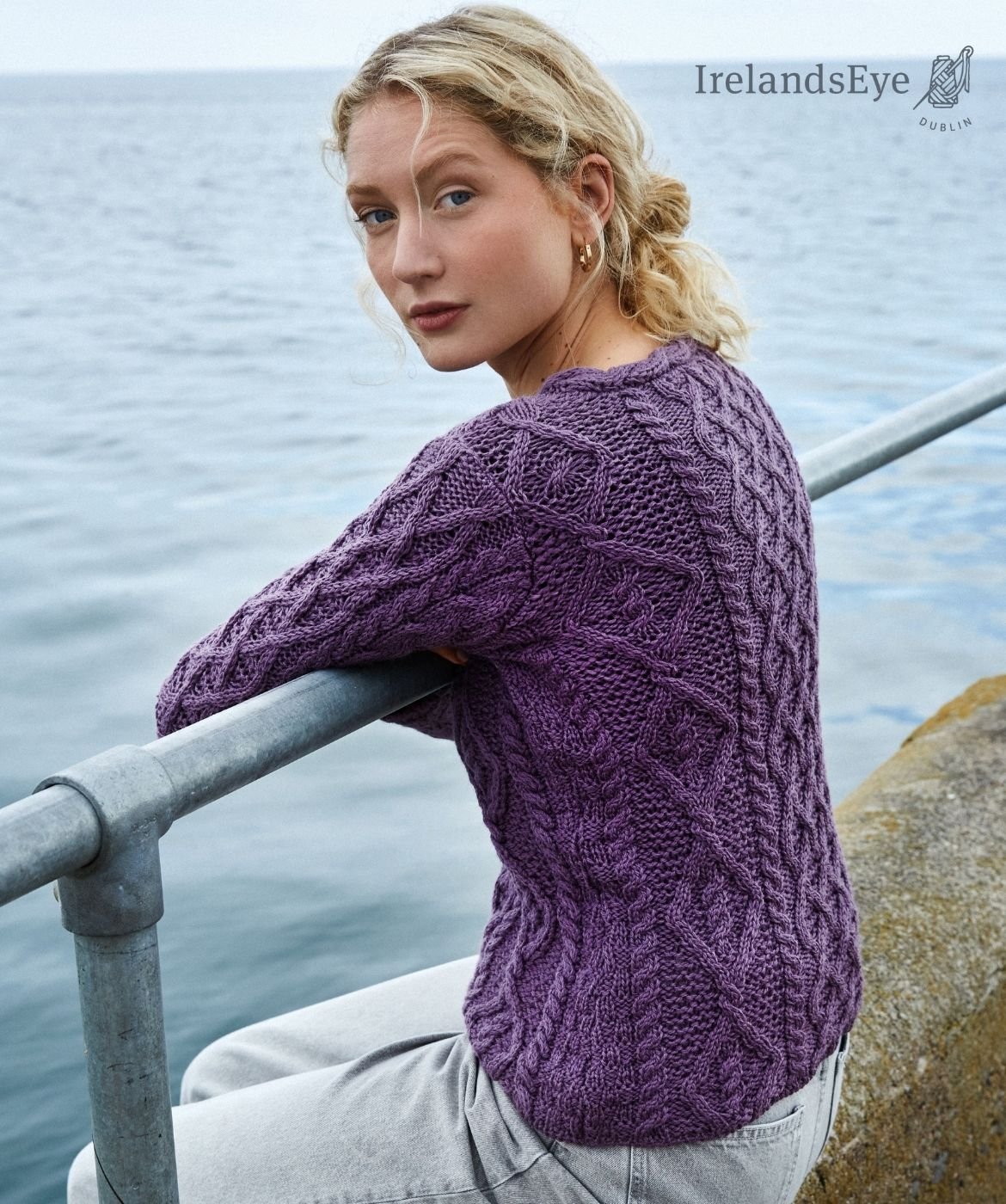 Pullover lila