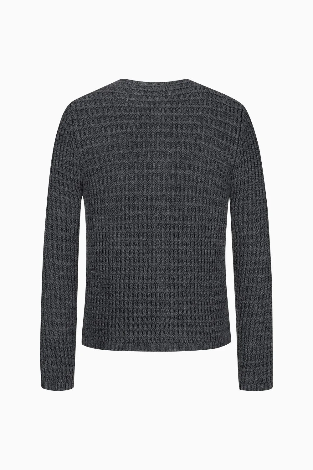 GottseiDank Strickjacke Zopfmuster Anton Anthrazit — Karl Jäger