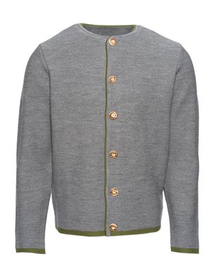 Strickjacke hellgrau — Karl Jäger
