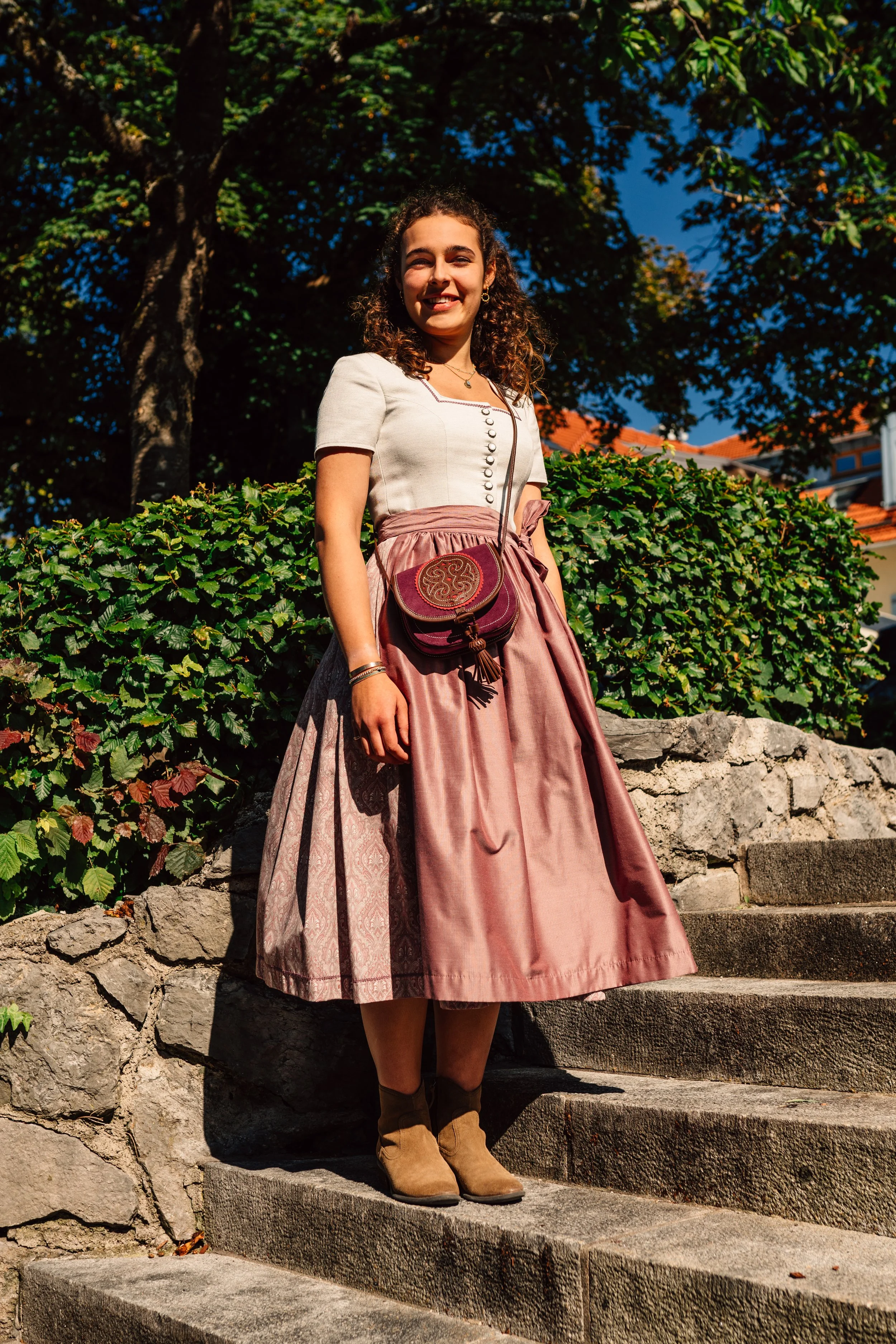 REITER & JAEGER Tasche Lila-Braun