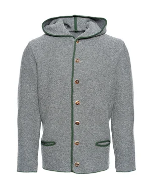 Cardigan Grau Strickcardigan Mit Kapuze Red Bridge Baumwolljacke