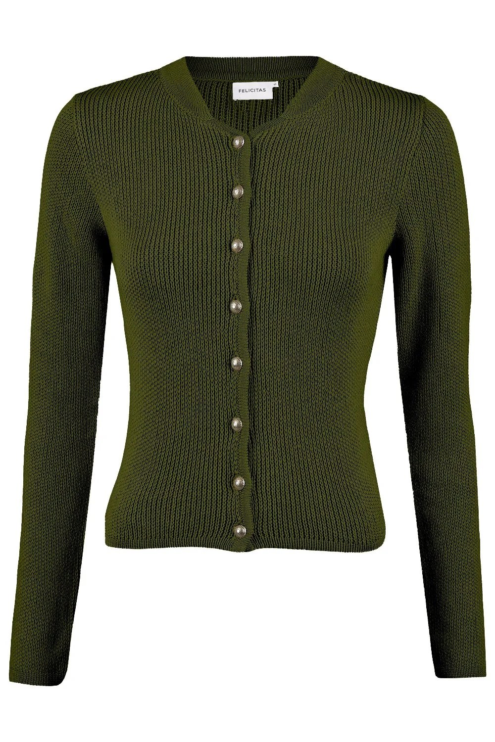 Strickjacke "Trins" grün