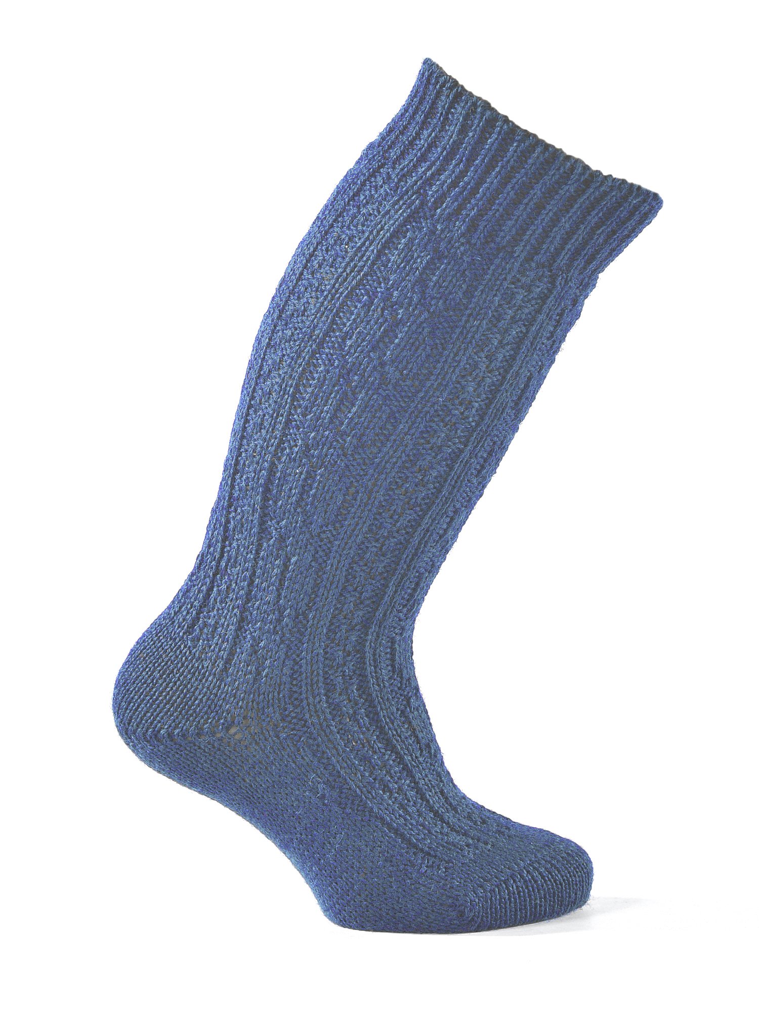 Kinder-Kniestrumpf blau