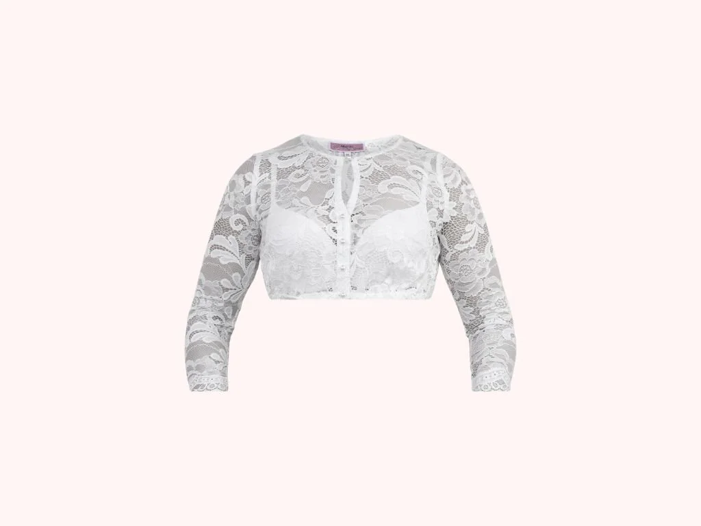 Dirndlbluse Adelschlag weiss