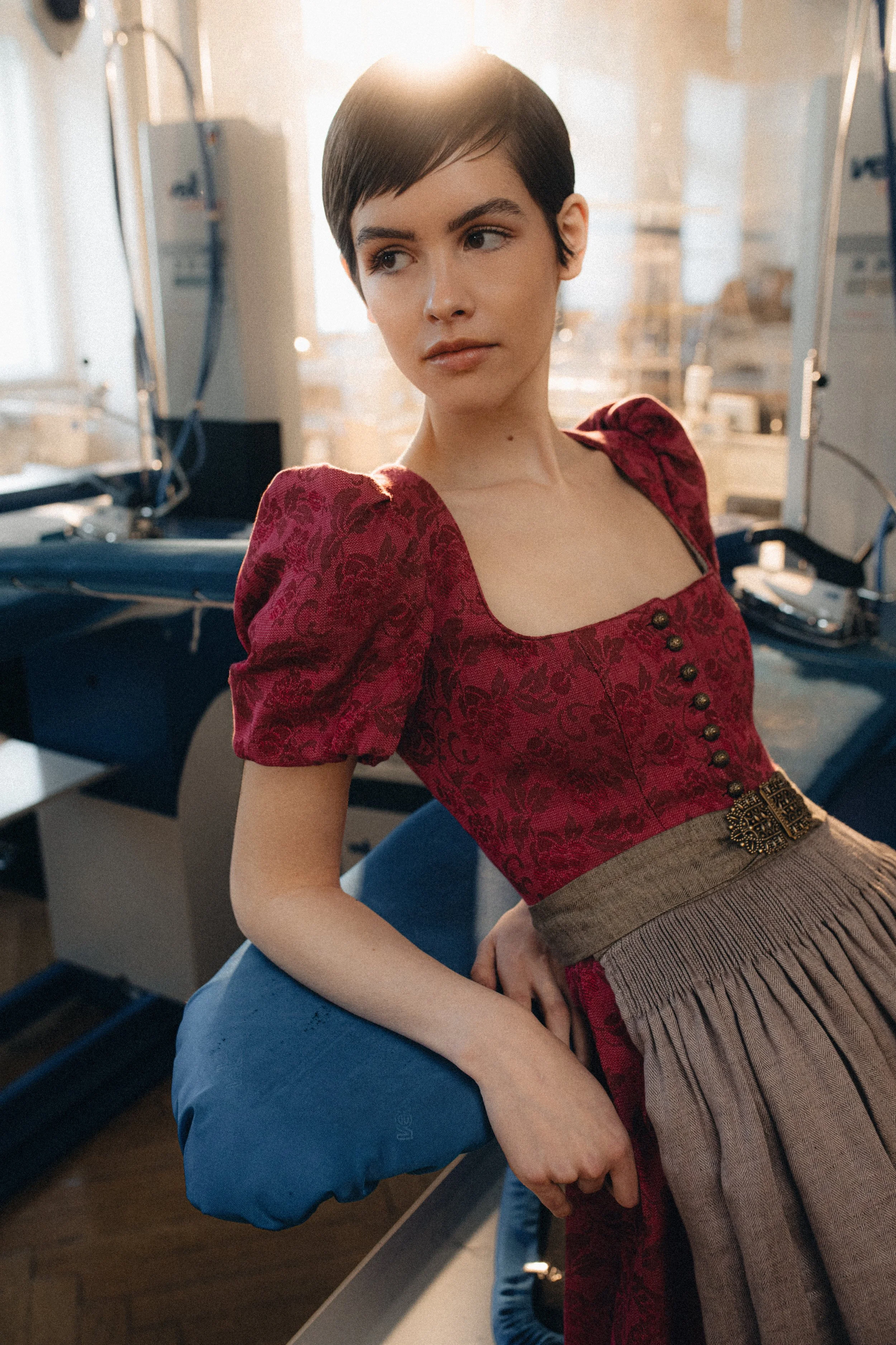 GottseiDank Dirndl "Laura" beere