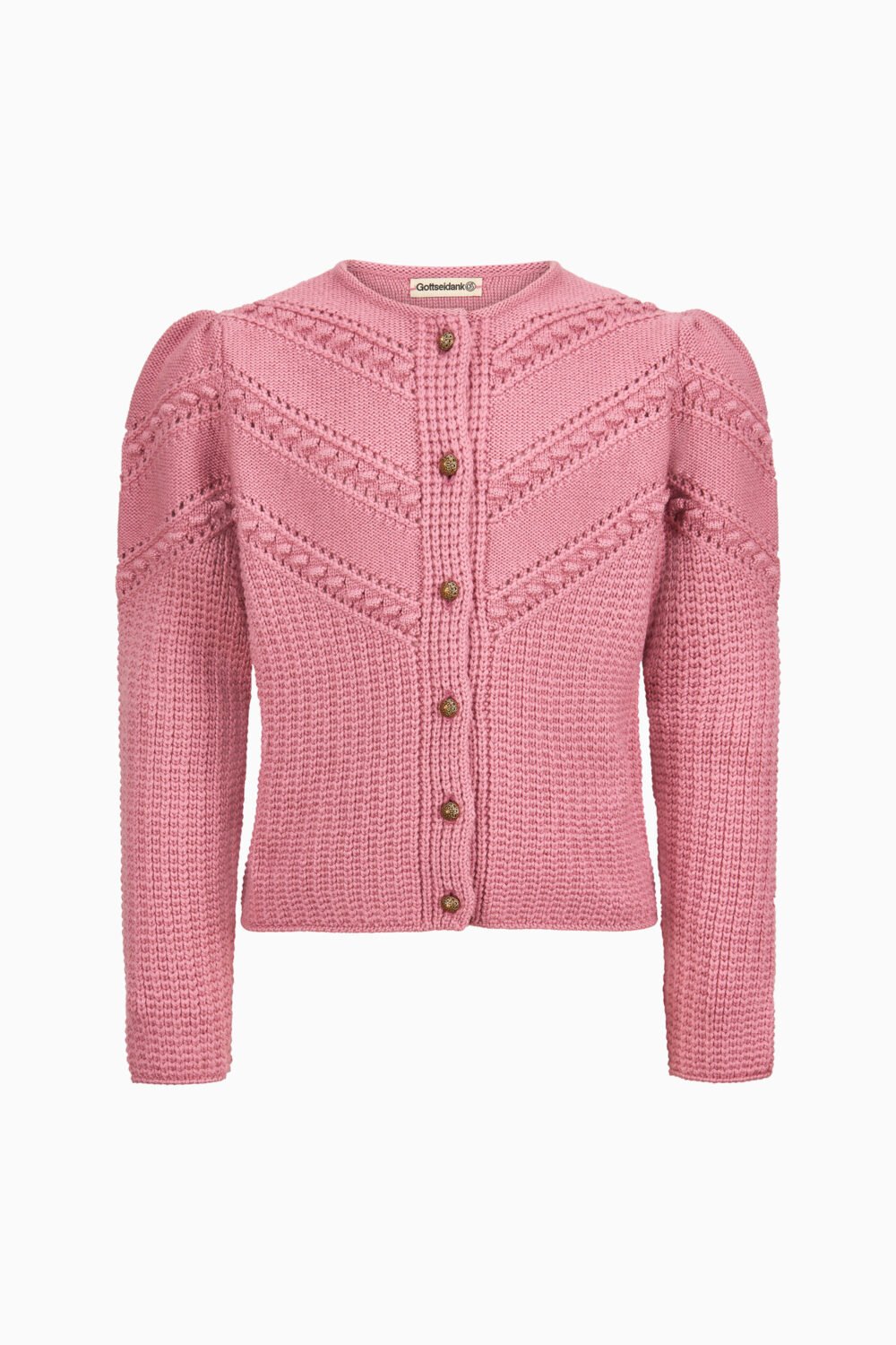 GottseiDank Kinderstrickjacke Olivia nelkenrosa