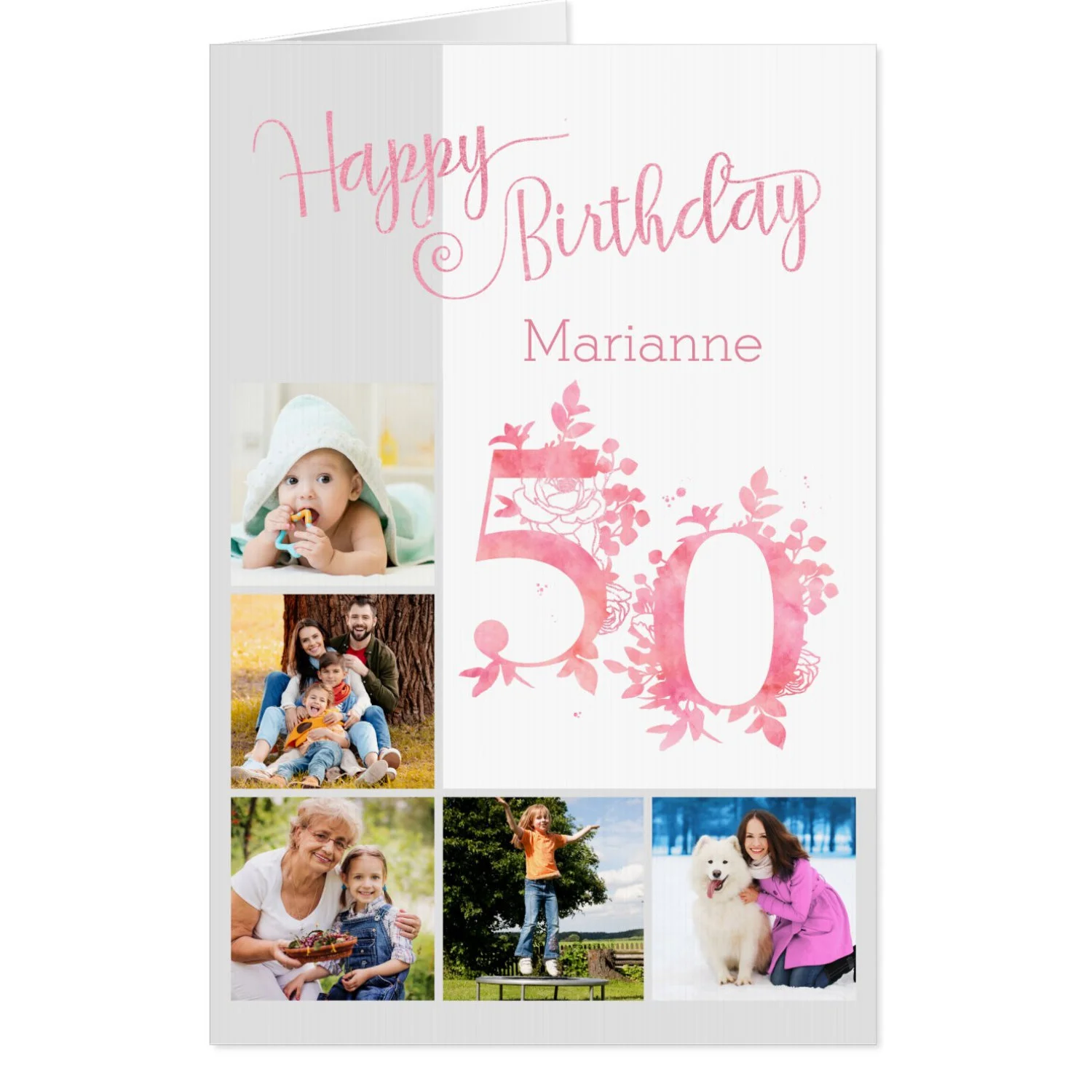 Giant Birthday Cards Personalize with Photos or a Custom Message