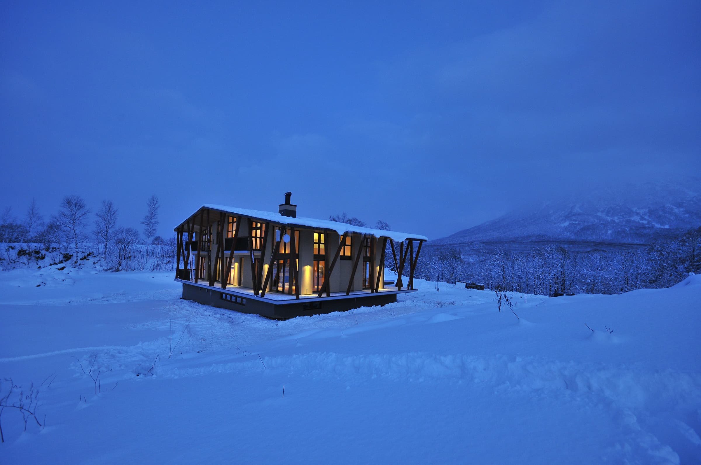 K Residence Hokkaido Winter Home Timber Exterior - 04.jpg