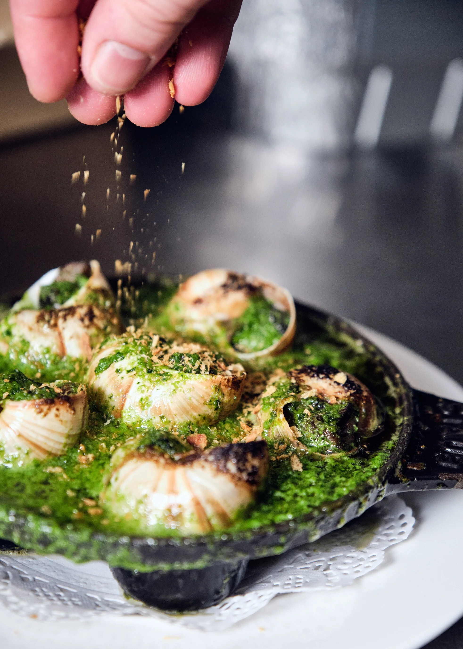 Escargot, Shot for L'Escargot