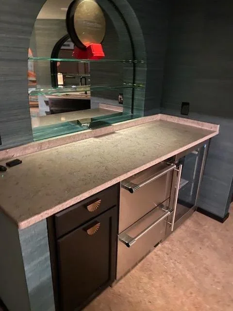 Custom in-home bar lighting installed by Krouse’s Electric in Tacoma WA