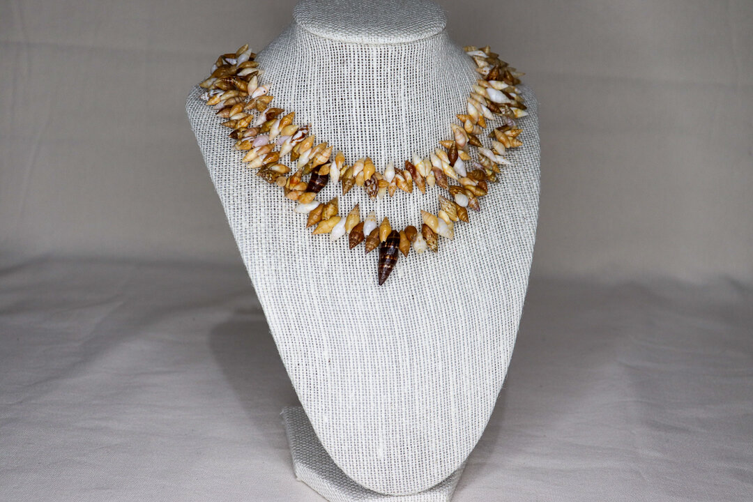 Mixed Colour Oat Shell Necklace