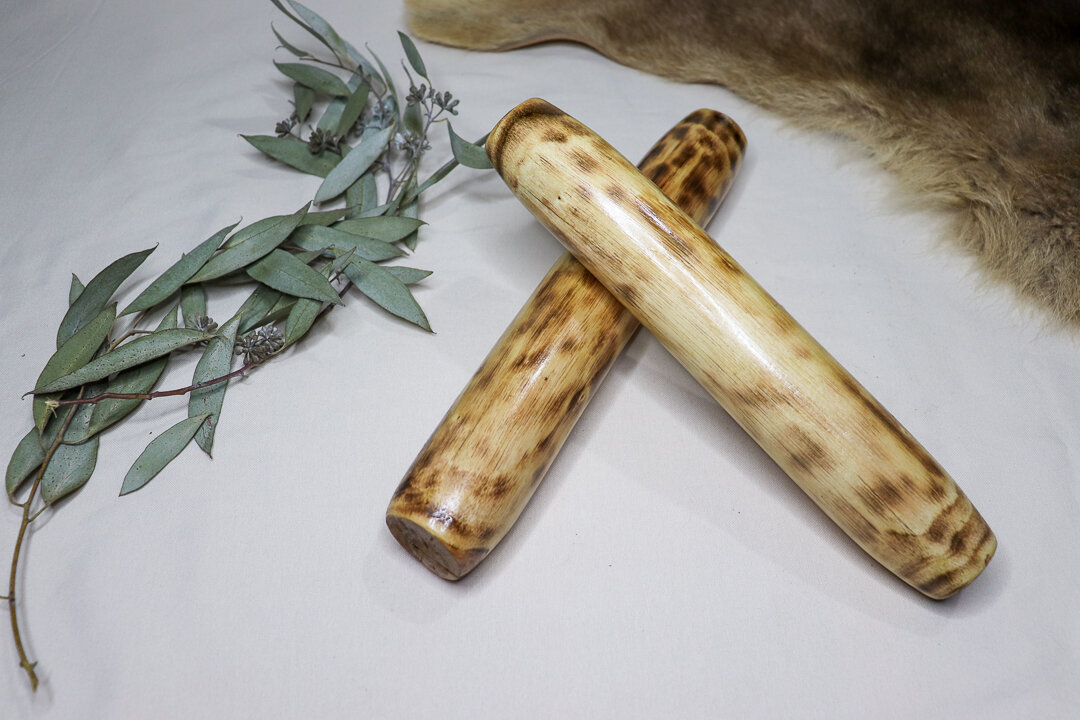 Large Varnished Clapsticks