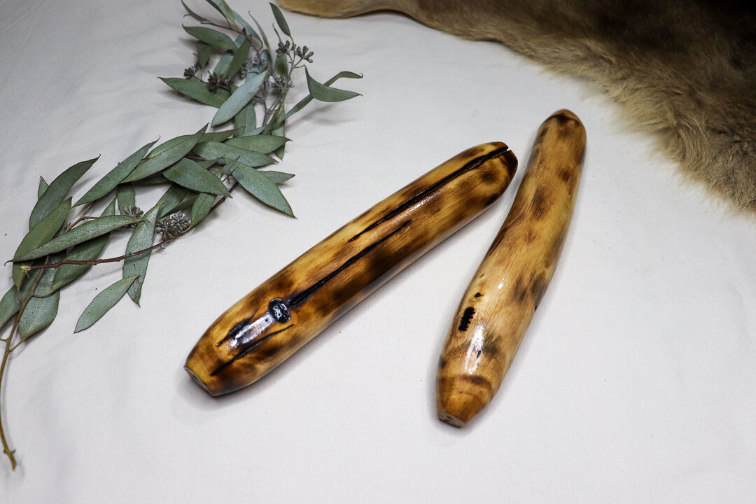 Large Varnished Clapsticks