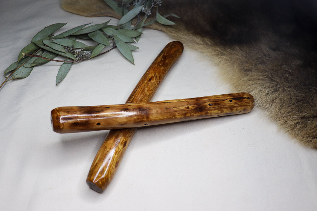 Large Varnished Clapsticks