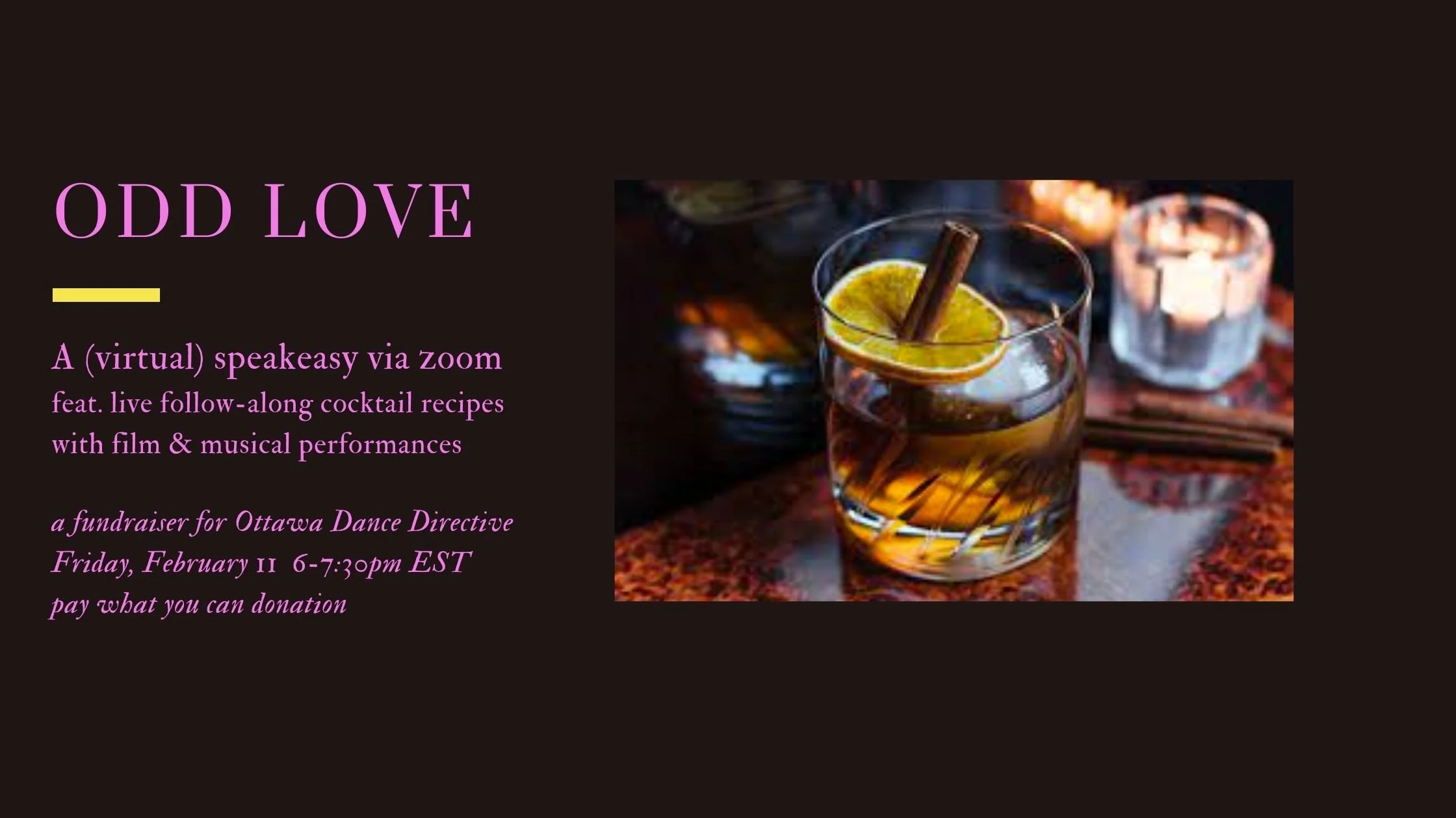 	 ODD LOVE: The (virtual) Event of the Universe!