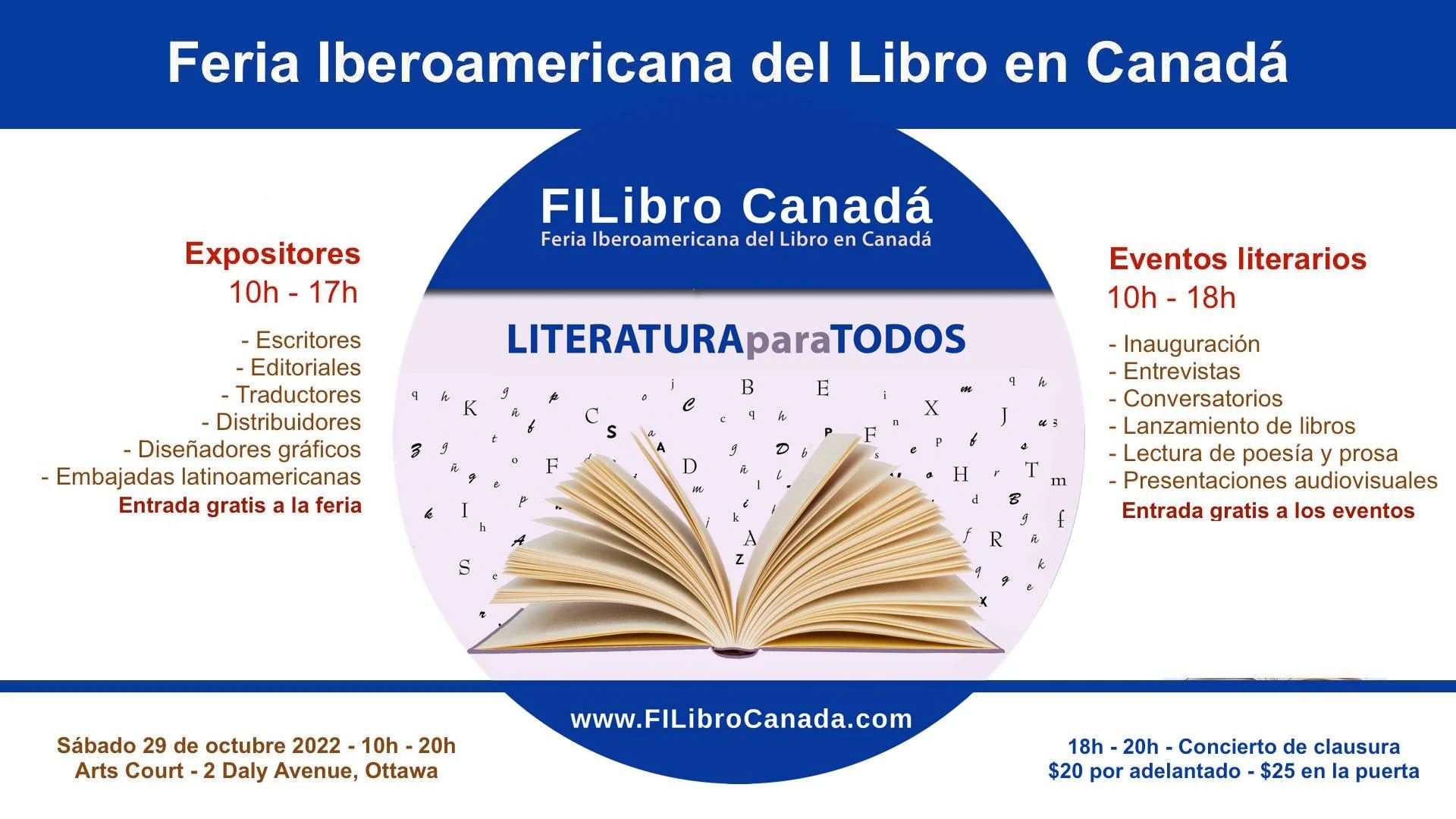 Feria Iberoamericana del Libro en Canadá