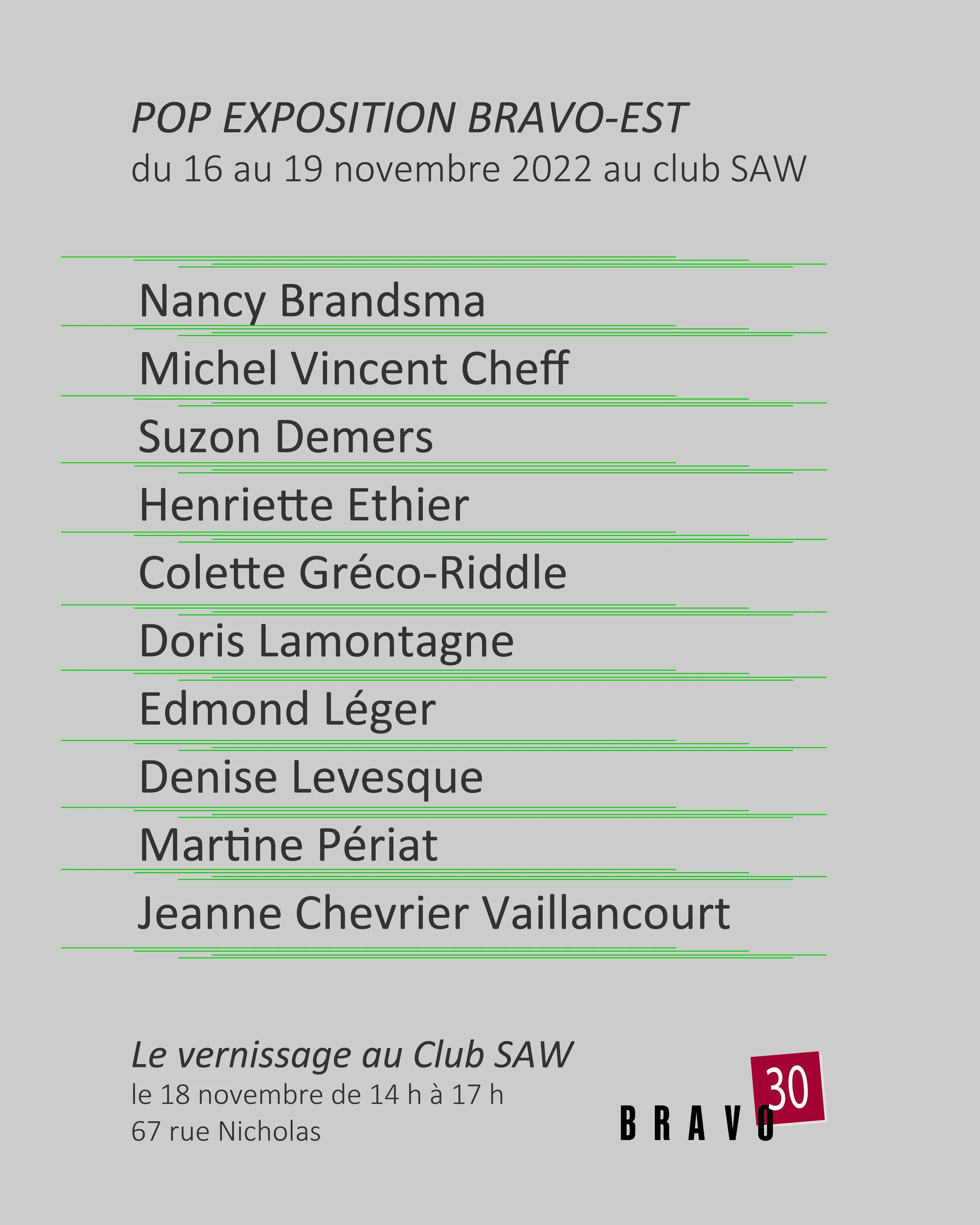 POP EXPOSITION BRAVO-EST