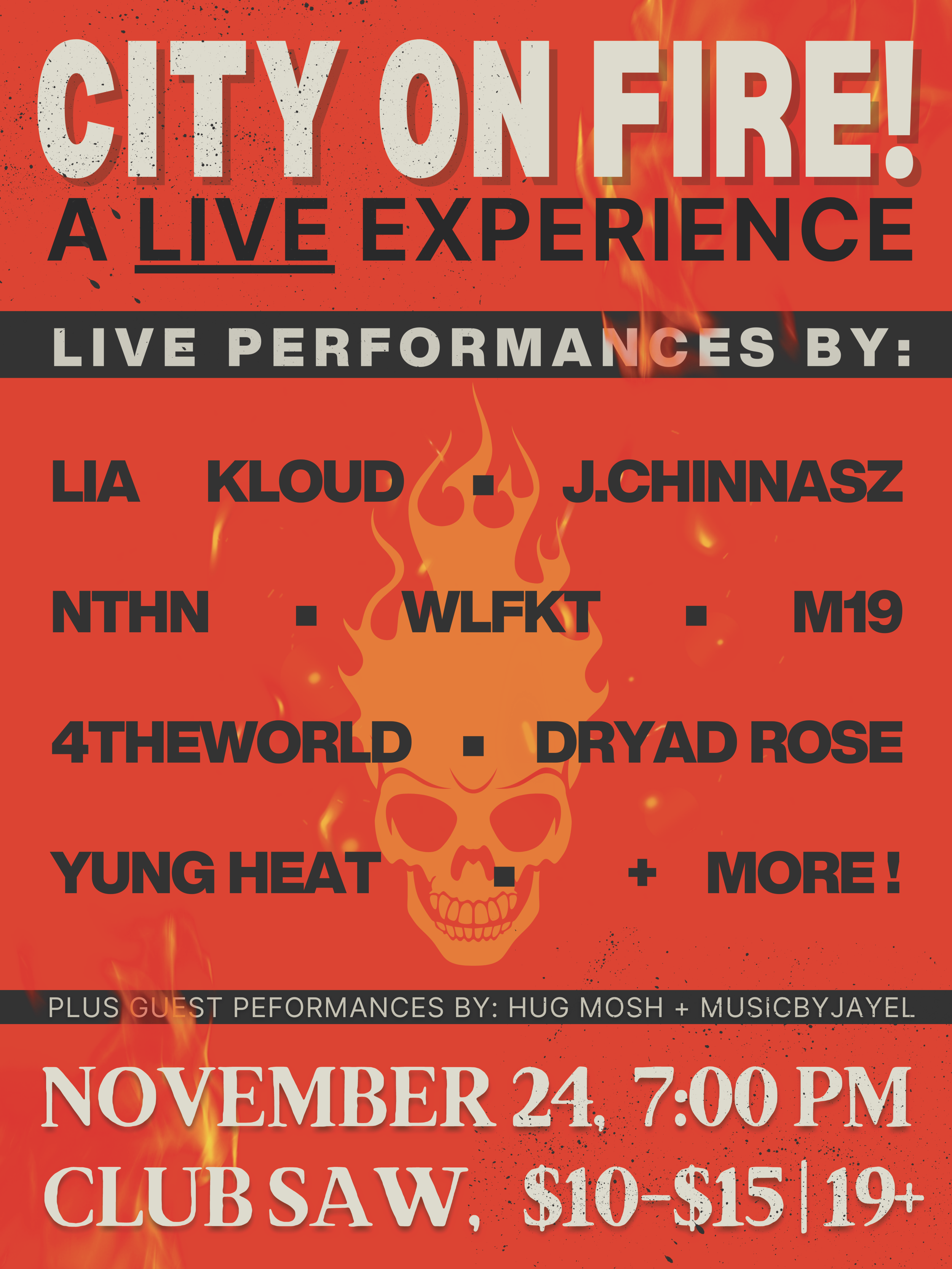 CITY ON FIRE! A LIVE EXPERIENCE
