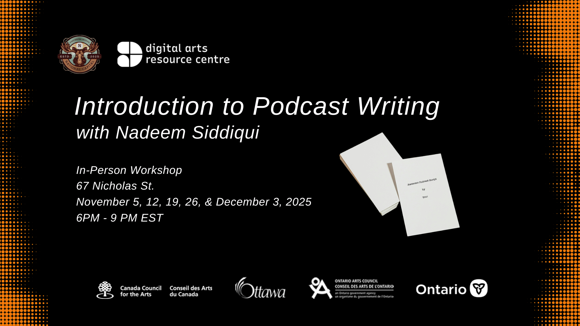 Writing for Podcasts Workshop