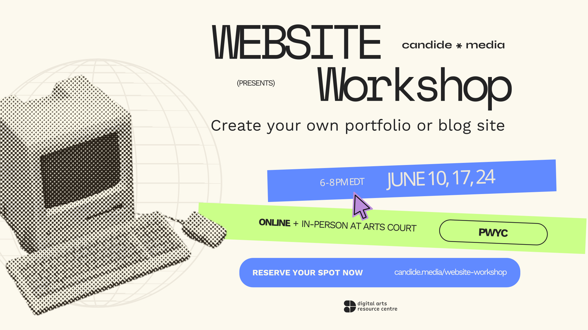 The Website Workshop: Create your own portfolio or blog site