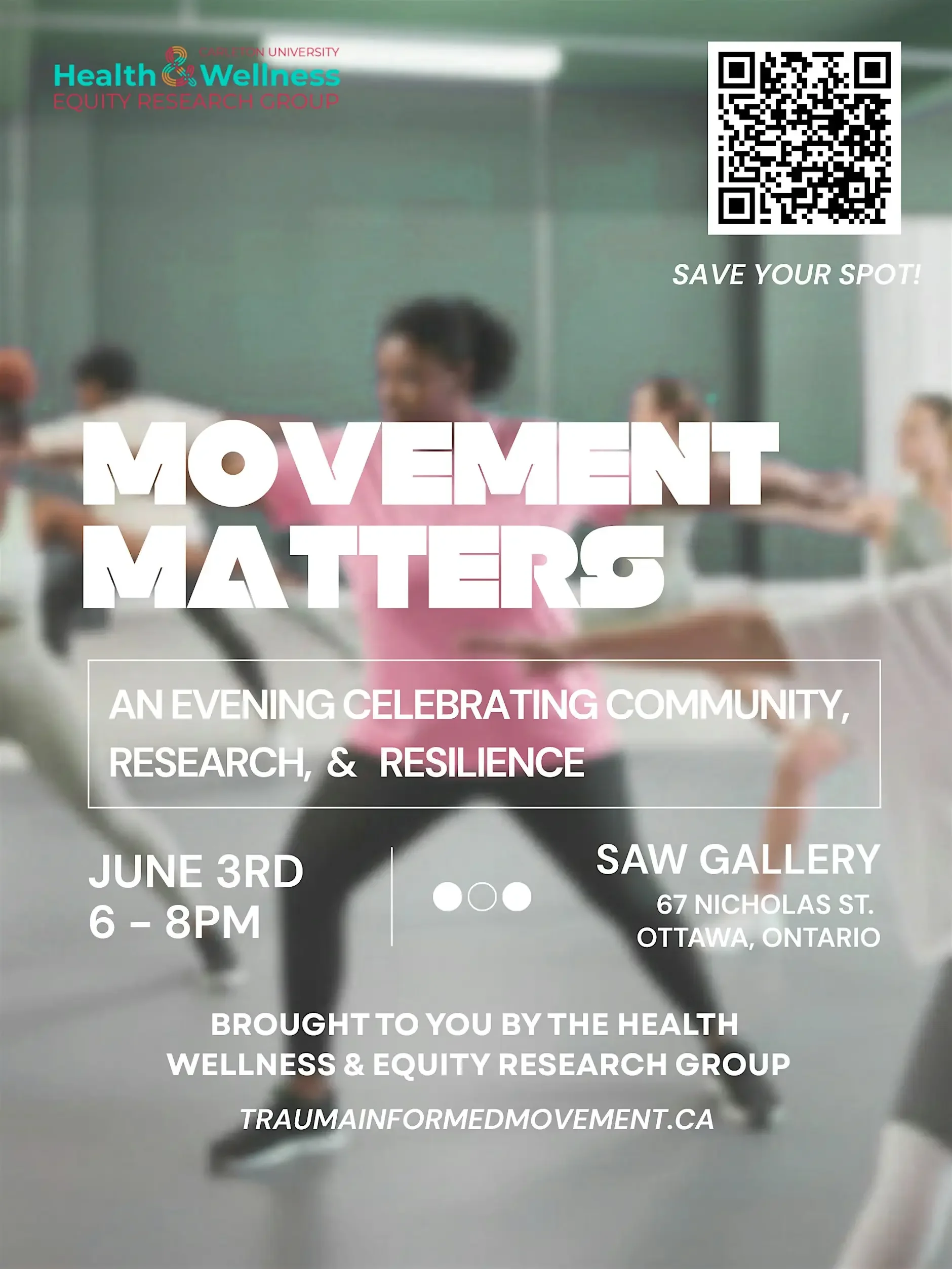 Movement Matters: An Evening Celebrating Community, Research &amp; Resilience