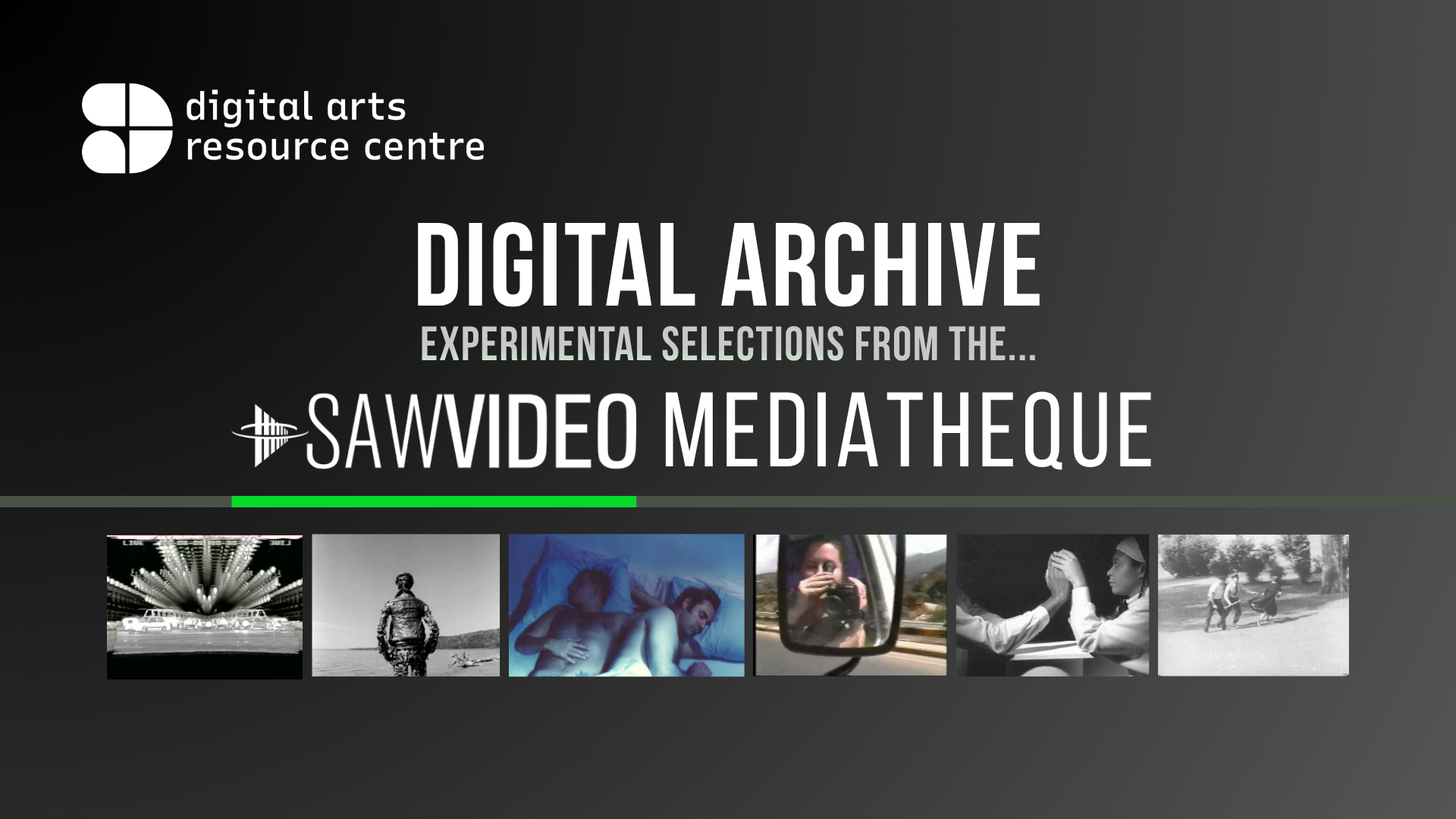Digital Archive: Experimental Selections from the SAW Video Mediatheque